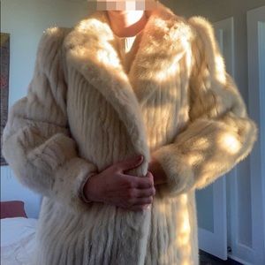 Vintage fox fur coat